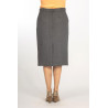Jupe ceinture confort T 38 à 56 - gris