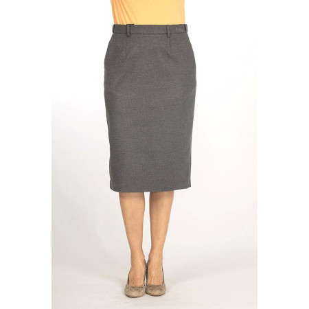 Jupe ceinture confort T 38 à 56 - gris