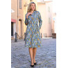 Robe ouverte devant - grandes tailles