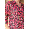 Robe ouverte devant bras forts - Rouge détail