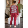 Grenouillère homme  pyjama long éco - schéma ouverture