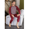 Grenouillère homme  pyjama long éco - schéma ouverture
