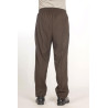 Pantalon tergal 34 au 72 - taupe dos