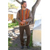Pantalon hiver (homme âgé)  facile à mettre ceinture élastique