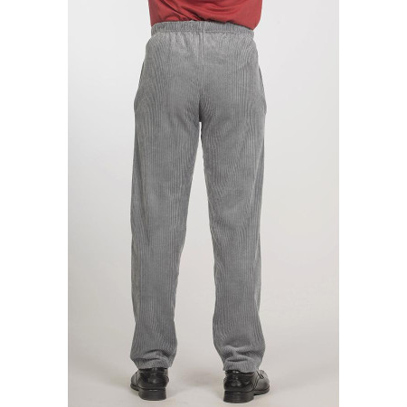 Pantalon velours 38 au 64 gris dos