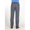 Pantalon élastiqué avec braguette pétrole dos