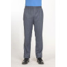 Pantalon élastiqué avec braguette pétrole face