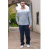Pantalon jogging polyester du 38 au 60 - Marine tenue