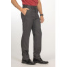 Pantalon Tergal hiver ceinture confort gris profil