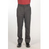 Pantalon Tergal hiver ceinture confort gris face