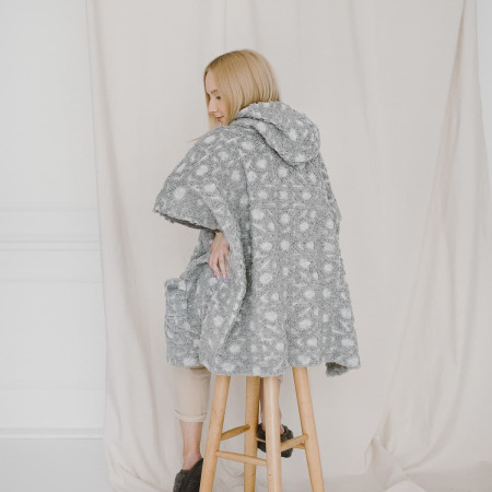 Veste intérieure enveloppante 50% merinos