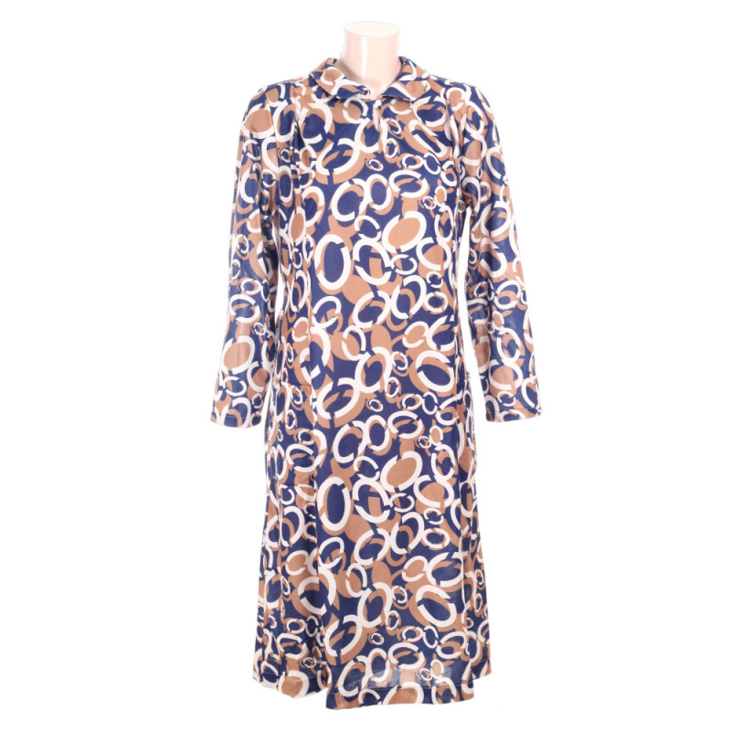 Robe médicalisée hiver dos croisé T30 à 64 devant Robe médicalisée hiver dos croisé T30 à 64 devant