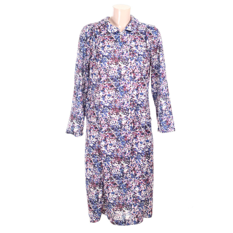 Robe médicalisée hiver dos croisé T30 à 64 devant Robe médicalisée hiver dos croisé T30 à 64 devant