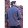 Pull col camionneur 30% laine jeans dos
