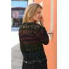 Pull 5% laine chiné dos
