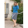 Pull uni bleu marine ensemble
