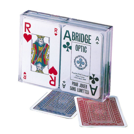 1x) jeu de cartes en plastique, 100% plastique, Étanchéité, forme de  Bridge