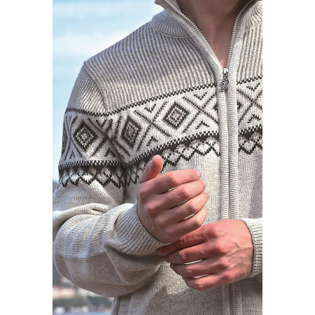Gilet 2 poches fermeture zip gris zoom