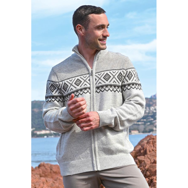 Gilet 2 poches fermeture zip gris Gilet 2 poches fermeture zip gris
