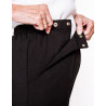 Pantalon médicalisé zoom ouverture pression