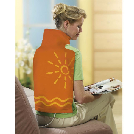 Coussin chauffant nuque et dos Medisana HKN en situation