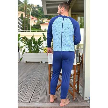 grenouillère nuit homme de dos