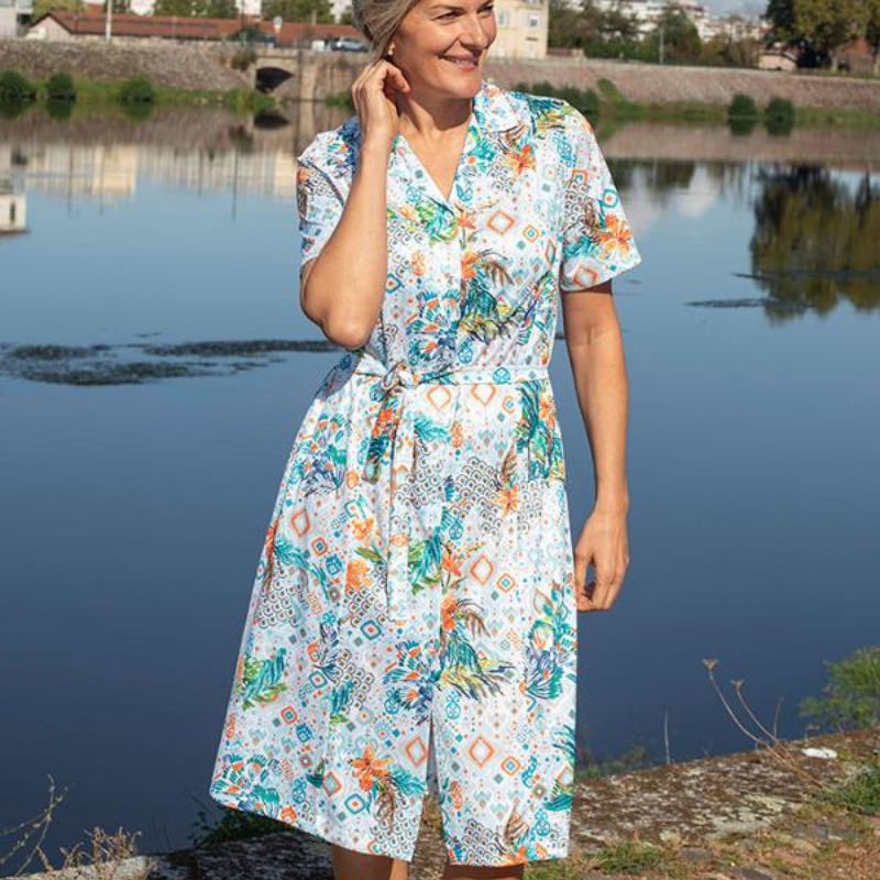 Robe Personne âgée - Robe Senior pour l'été Robe Personne âgée - Robe Senior pour l'été