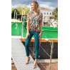 Caleçon legging motif imprimé pour femme âgée senior