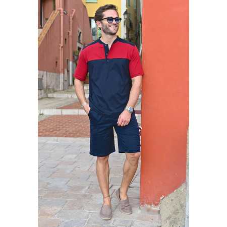 Pyjama court pour homme senior