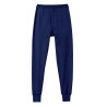 Caleçon long pour homme bleu marine fond blanc