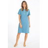 Liquette 100% coton pour femme âgée senior - pyjama de nuit confort