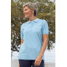 Polo avec broderie manches courtes pour femme senior