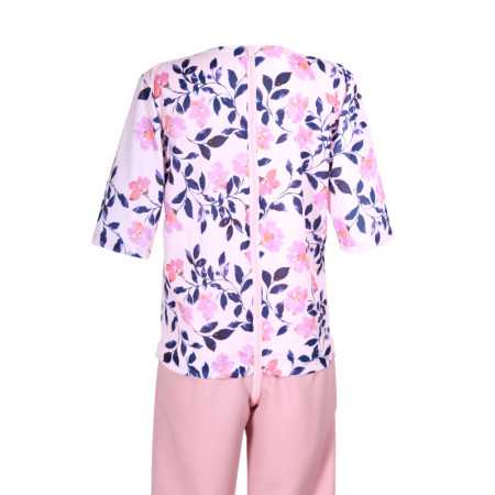 Grenouillère femme habillée été ensemble de dos détail fermeture