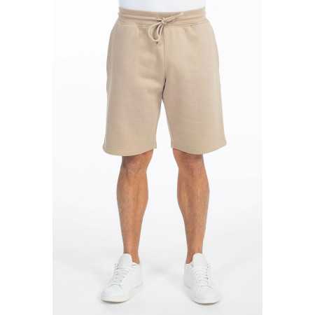 Short homme coton bio ceinture élastiquée confort - Short senior