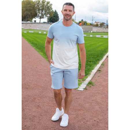 Short homme coton bio ceinture élastiquée confort - Short senior
