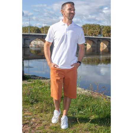 Bermuda homme senior confort ceinture élastiquée - Facile à enfiler