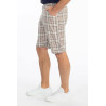 Bermuda homme facile à enfiler - ceinture élastique confort - beige