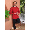 Pyjama facile à enfiler pour homme senior - confortable