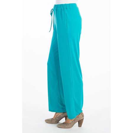 Pantalon coupe ample et fluide pour femme senior - ceinture élastiquée