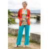 Pantalon coupe ample et fluide pour femme senior - ceinture élastiquée