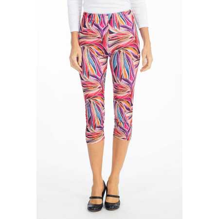 legging pour femme senior à motifs - confortable et facile à enfiler
