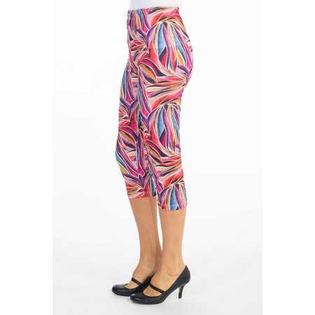 legging pour femme senior à motifs - confortable et facile à enfiler