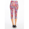 legging pour femme senior à motifs - confortable et facile à enfiler