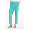 Pantalon fluide femme habillé - taille élastique confort - femme âgée