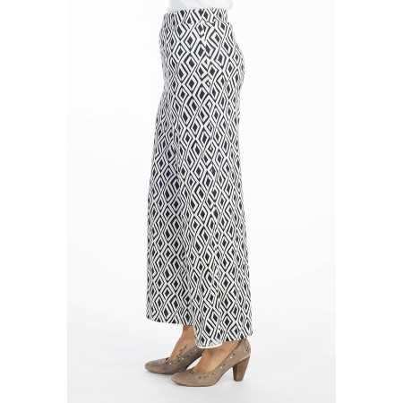 Pantalon femme senior fluide et facile à enfiler - motifs