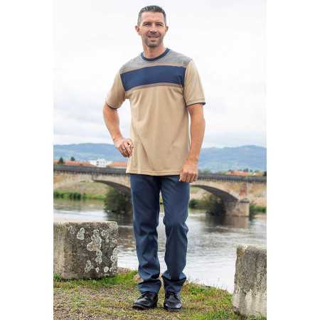 Pantalon Jogging ceinture élastiquée homme senior