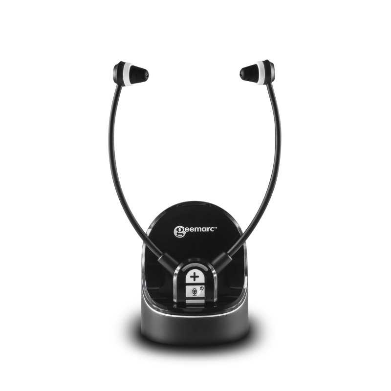 casque TV CL7370 posé dans son support de charge casque TV CL7370 posé dans son support de charge