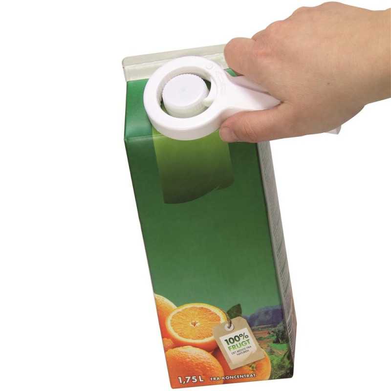 OUvre bouchon de brique de lait ou jus OUvre bouchon de brique de lait ou jus