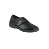 Chaussures noires élégantes faciles à enfiler femme senior