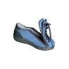 Baskets femme senior bleu ouverture large